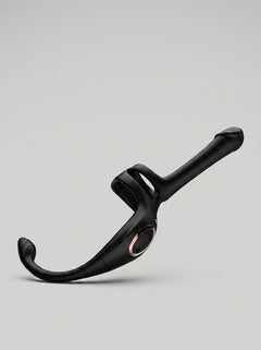 Explore new heights of satisfaction with the Hard Nox Drive Shaft 3-in-1 Pleasure Harness, an elegant combination of a cock ring, girth enhancer, and butt plug.