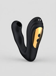 Close-up of the Hard Nox P-Sucker Sucking Remote Prostate Plug illustrating its luxurious finish and remote control features.