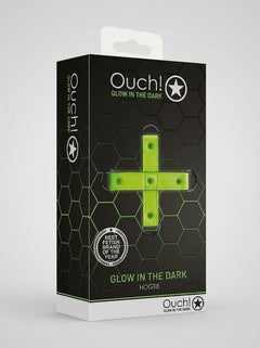 Premium hogtie from Ouch! Glow in the Dark range, crafted for BDSM play, illuminating your sessions with its vibrant glow when the lights go out.