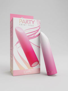Party Color LIPPY Rechargeable Bullet Vibrator, a fashionable bullet vibrator for embracing intimate pleasure.
