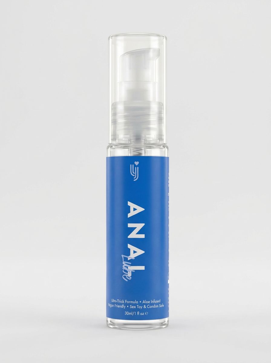 Loving Joy Anal Lubricant – Aloe Infused, Thick Water-Based, Vegan Friendly, pH Neutral