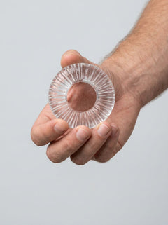 Rev-Rings stretchy cock ring from REV, thick elastic erection enhancer designed to boost stamina and pleasure during intimacy.