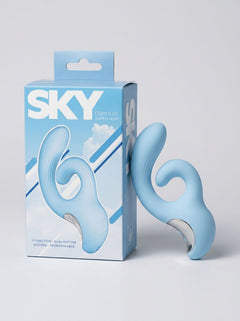 Silky smooth body-safe silicone of the Sky Cumulus Swirl G-Spot Stimulator, offering unmatched comfort and a premium feel during intimate moments.