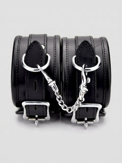 Luxurious BOUND Leather Ankle Restraints adjustable for a tailored fit, enhancing your intimate moments.