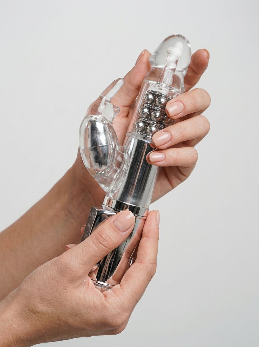 Luxurious Jessica Rabbit Ultimate Plus Rabbit Vibrator featuring rotating shaft and bunny ears for ultimate pleasure.