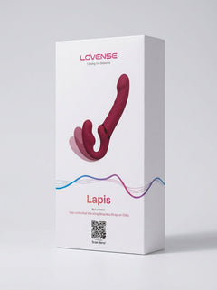 Lovense Lapis App Control Vibrating Strapless Strap On