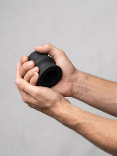 Me You Us Signature The Silicone Oral Dual Ended Stroker, luxury dual ended stroker product view