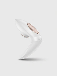 Satisfyer Pro 4 Couples Vibrator, wearable clitoral stimulator with suction, designed for intimate pleasure and discreet use.