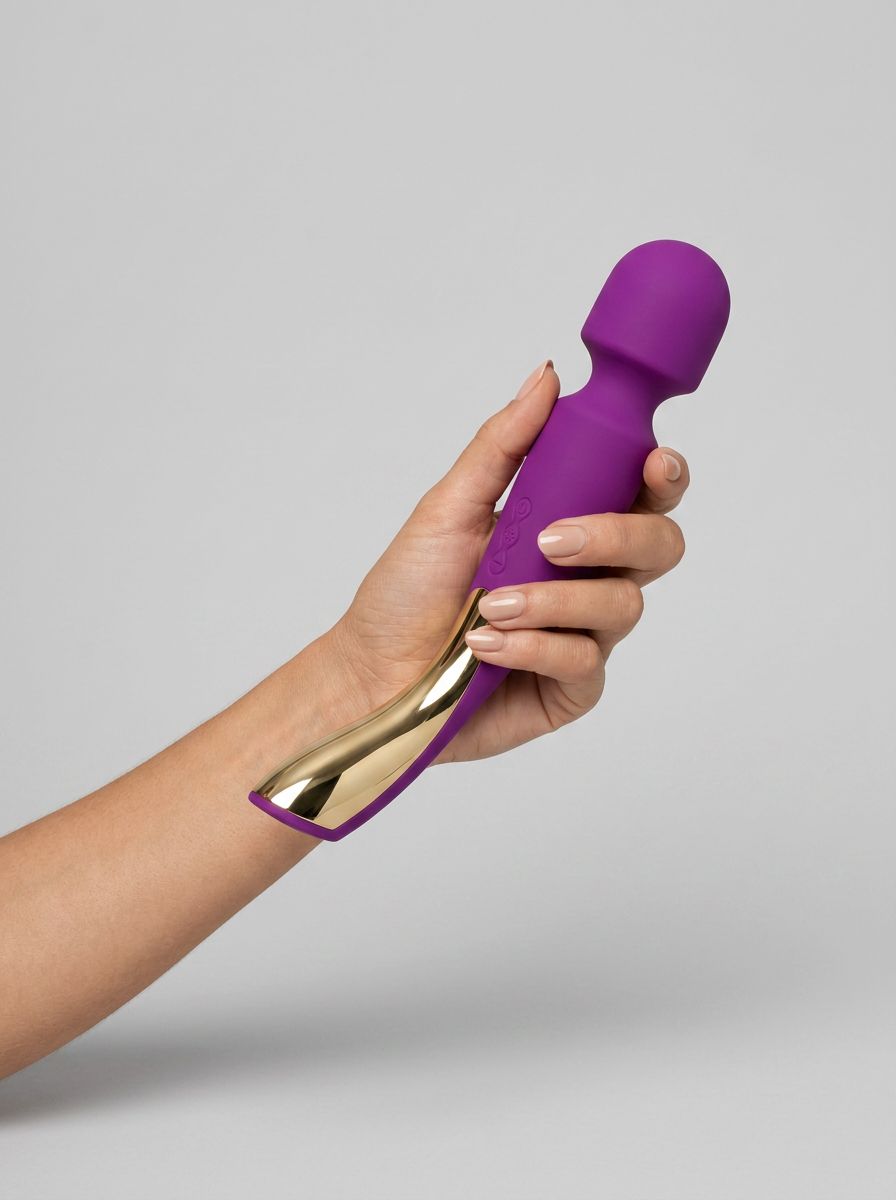 LELO Cordless Rechargeable Smart Wand 2 -Large - Deep Rose