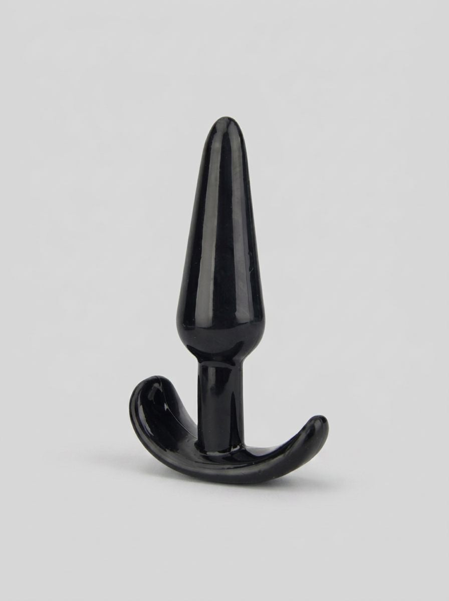 Loving Joy Black Butt Plug for Beginners – 4.5 Inch, an elegant and sleek entry-level butt plug designed for comfort and pleasure.