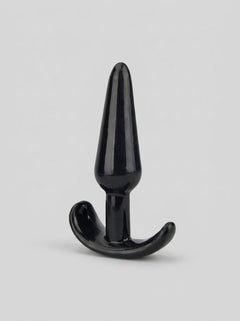 Loving Joy Black Butt Plug for Beginners – 4.5 Inch, an elegant and sleek entry-level butt plug designed for comfort and pleasure.
