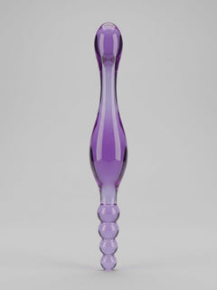 Smoothy Prober Double-Ended Textured Jelly Anal Dildo with flexible, lightweight double-ended anal dildo design