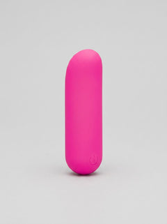 Me You Us Signature The Contour Silicone Bullet Vibrator, detailed view of the curved silicone bullet vibrator