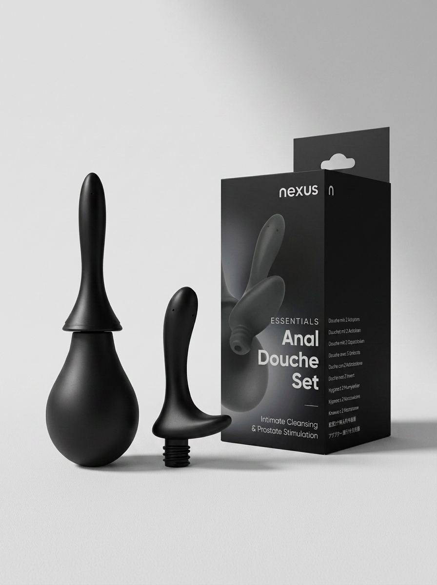 Nexus Douche Set 260ml Anal Douche with Silicone Tips – Dual Nozzle for Thorough Cleansing