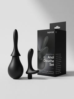 Nexus Douche Set 260ml Anal Douche with Silicone Tips – Dual Nozzle for Thorough Cleansing