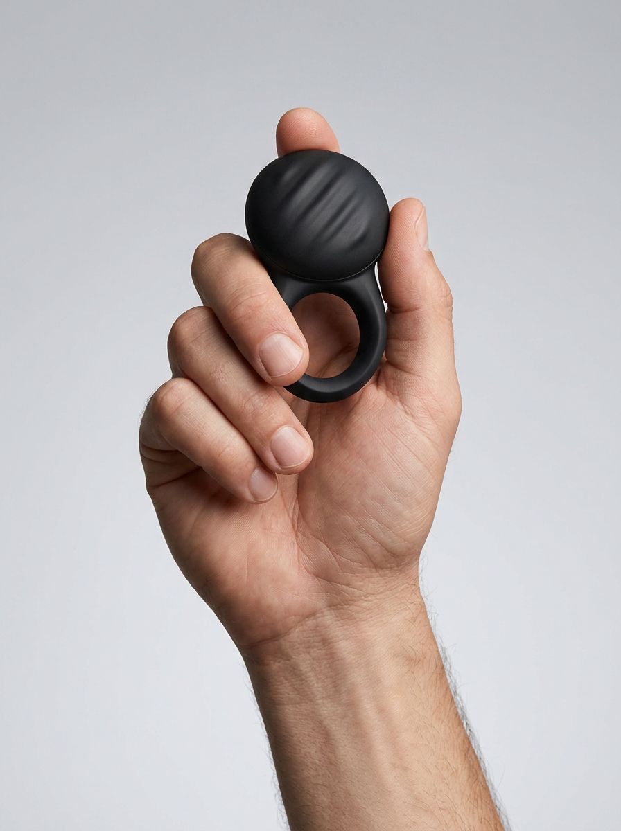 Satisfyer Signet Ring: App-Controlled Cock Ring with Ribbed Structuor Couplesre & Intense Vibrations f