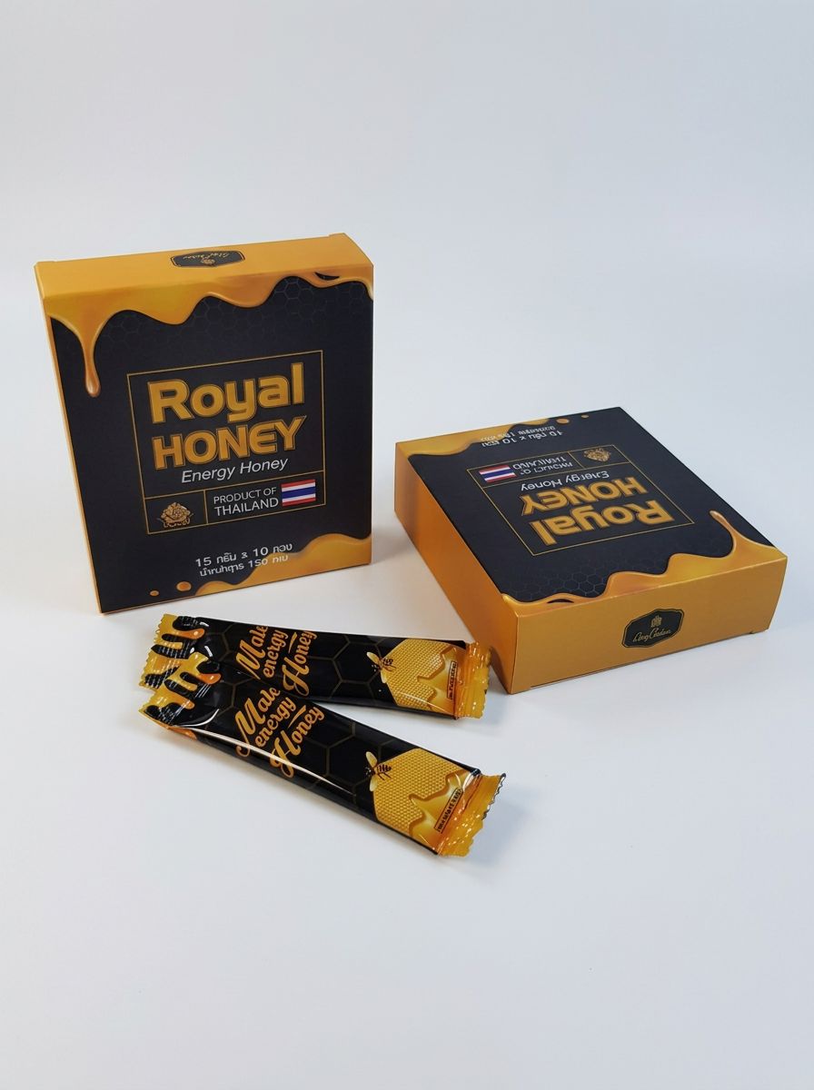 Royal Honey Male Energy 10 Pack luxury honey sachets for men