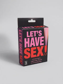 Let’s Have Sex Card Game - High-quality game cards presenting the thrill of competition and intimacy, ideal for enhancing romantic connections.