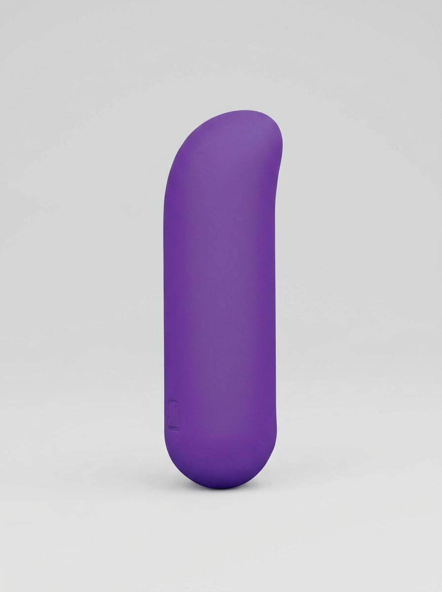 Me You Us Signature The Contour Silicone Bullet Vibrator, close-up of the discreet contoured bullet vibrator