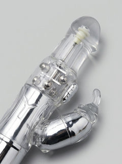 Jessica Rabbit Ultimate XXTRA G Vibrator in action, showcasing simultaneous G-spot and clitoral stimulation, a must-have Rabbit vibrator for ecstasy.