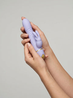 Mina Tide Thrusting Rabbit Vibrator with 5 Functions, Vibrating Ears, and Waterproof Design
