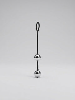 Premium Scandals Heavy Metal Ben Wa Balls that enhance pelvic floor strength, elegantly crafted from polished steel for a luxurious touch with metal ben wa balls.