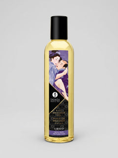 Shunga Luxury Gift Set Carnal Pleasures - 5 Full Size Products plus Necklace, Exotic Fruits massage oil and massage cream