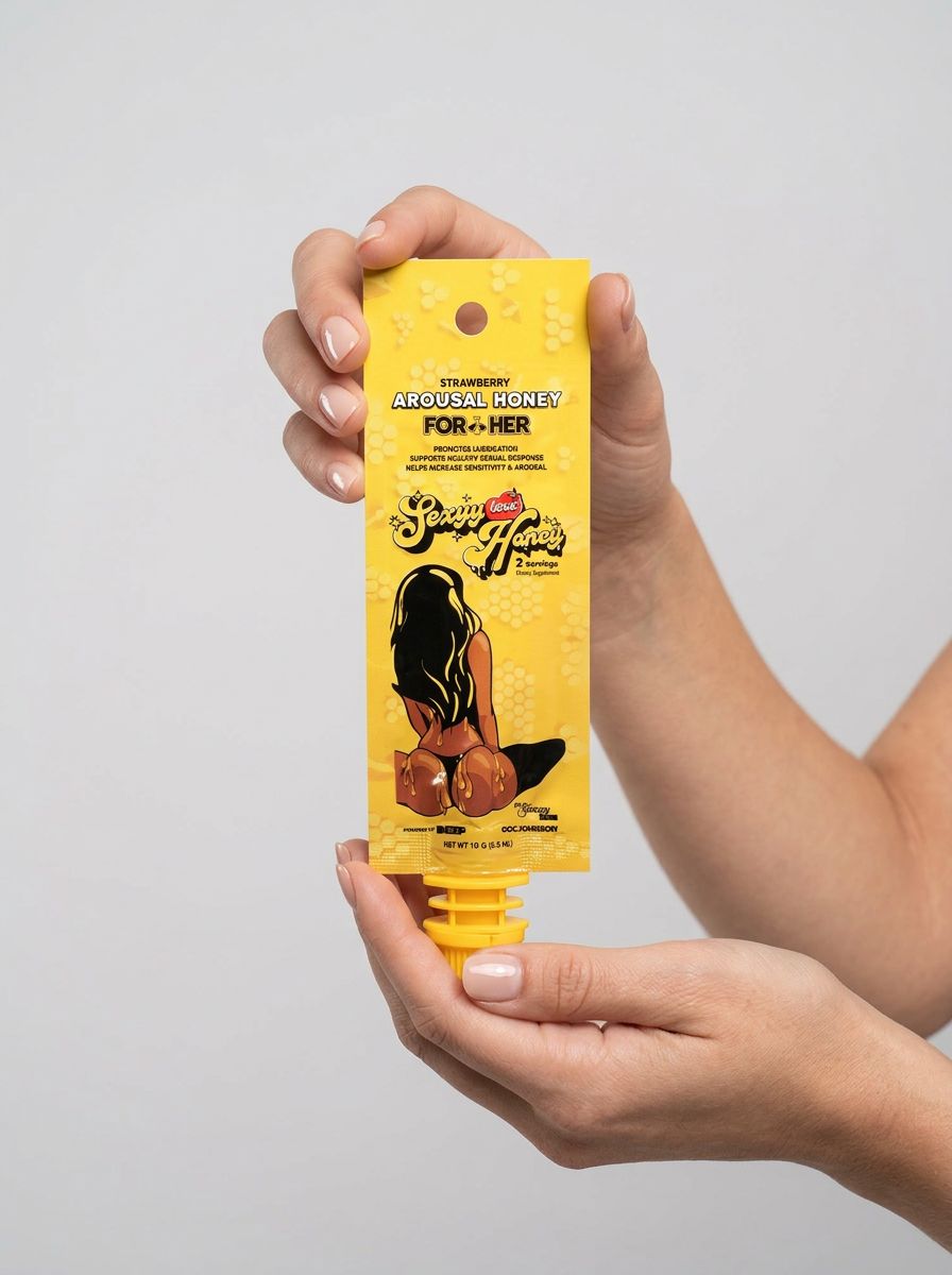 Sexyy Red Hers Honey Arousal Honey 10g per pack - 2 servings Strawberry, premium strawberry arousal honey sachet