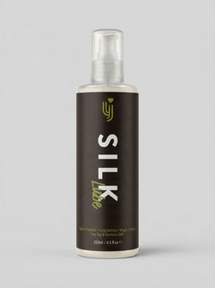 Loving Joy Silk Hybrid Lubricant - Long-Lasting, Vegan-Friendly & Paraben-Free Formula pump dispenser, easy-to-apply Hybrid Lubricant