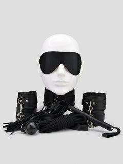 8-Piece Beginner Bondage Kit featuring luxurious padded cuffs for comfort and restriction, perfect for exploring intimacy.
