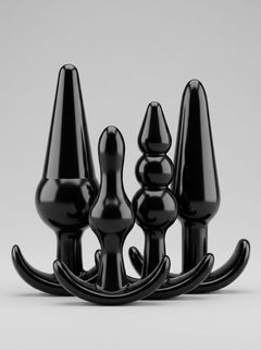 Loving Joy Butt Plug Beginner Training Kit - Black/Purple