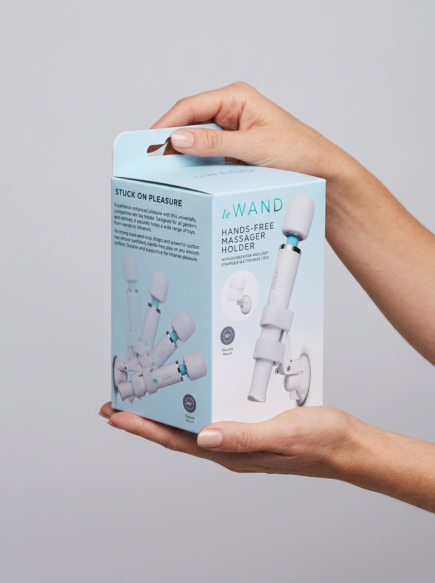 Le Wand Classique Hands Free Massager Holder – White