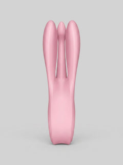 Satisfyer Threesome 1 – Pink Lay-On Triple Motor Vibrator with flexible arms designed for versatile external stimulation, perfect for enhancing intimate experiences.