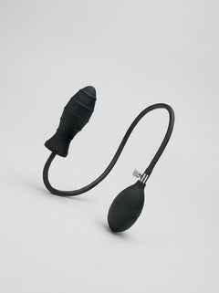 Versatile Me You Us Inflatable Ribbed Silicone Anal Butt Plug, an inflatable anal plug perfect for both beginners and advanced users.