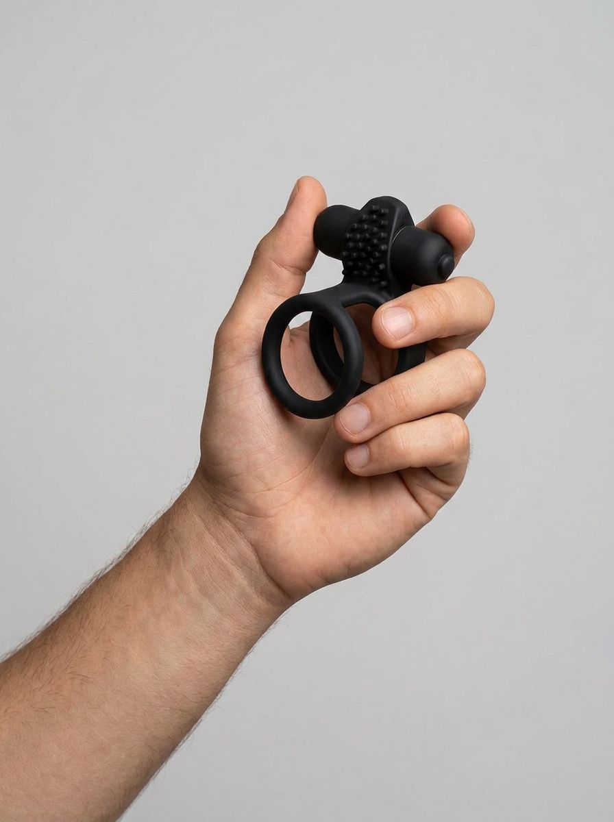 JoyRings Vibrating Cock Ring With Dual Support And Vibrating Nodules For Enhanced Pleasure