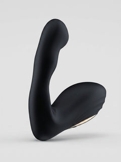 Hard Nox P-Sucker Sucking Remote Prostate Plug in a stylish setting, emphasising its waterproof capabilities for versatile pleasure.