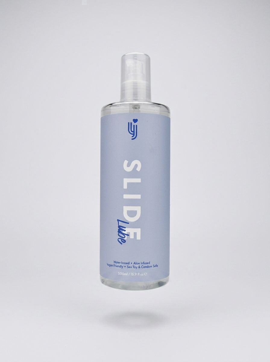 Loving Joy Slide Water-Based Lubricant - Vegan, Aloe Infused, pH Neutral, Safe For Toys & Condoms