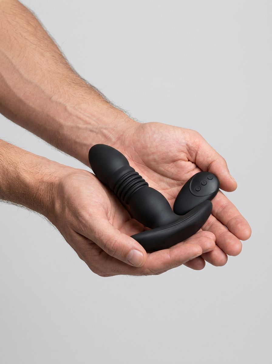 Rev-Pro Thrusting Prostate Massager with 10 Vibration Patterns & Remote Control - Luxury Pleasure Toy