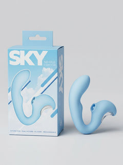 Discover the opulence of pleasure with the Sky Nimbus G-Spot Finder, a high-end g-spot vibrator crafted for an indulgent experience.