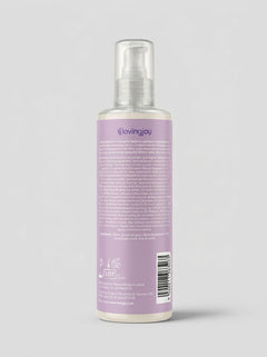 Loving Joy water-based silky lubricant bottle, hypoallergenic and vegan, designed for long-lasting, smooth intimate pleasure.