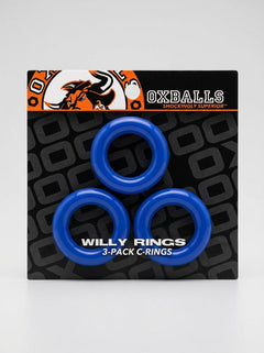High-quality Oxballs Willy Rings 3-pack, premium super stretch cock rings perfect for enhancing intimate experiences.