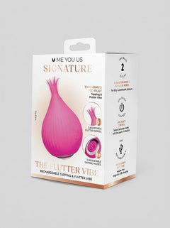 Me You Us Signature The Flutter Vibe Flicking Clitoral Vibrator with USB rechargeable functionality