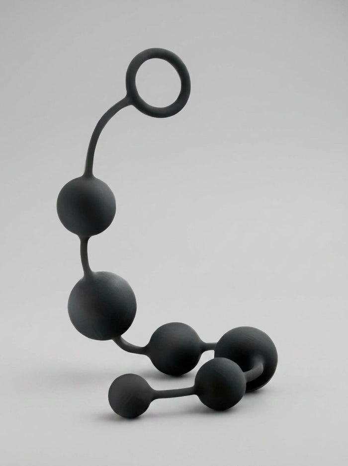 Large Silicone Anal Beads for Advanced Play in 3 Sizes by Scandals