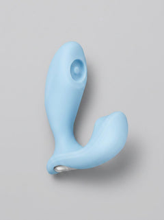 Close-up of the Sky Stratus Tapping Plug’s dual motor mechanism, providing intense g-spot stimulation with innovative tapping action.
