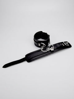 Luxurious BOUND Leather Wrist Restraints designed for sensual play, embodying the perfect fusion of style and seduction.