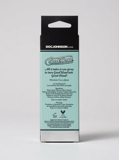 GoodHead Juicy Head Cocktails Dry Mouth Salivating Oral Spray Piña Colada packaging rear view