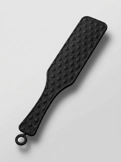 Elegantly crafted Bound To Please Silicone Studded Spanking Paddle offering a deep thud sensation for exquisite BDSM experiences.