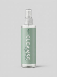 Loving Joy Cleanse gentle antibacterial sex toy cleaner spray bottle, designed for safe cleaning of adult toys and intimate products.