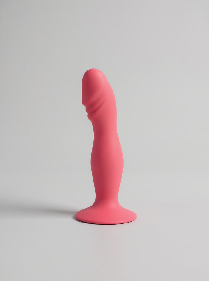 6 Inch Silicone Dildo with Suction Cup - Perfect for Pegging and G-Spot Stimulation