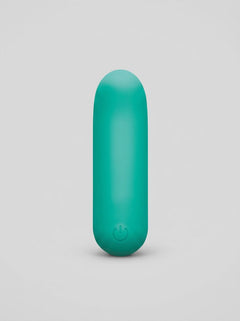 Me You Us Signature The Contour Silicone Bullet Vibrator in teal, ergonomic lightweight bullet vibrator